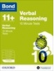 Cover image - Bond 11 plus Verbal Reasoning 10 Minute Tests